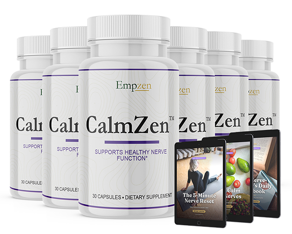 CalmZen — 6 bottles + free bonuses